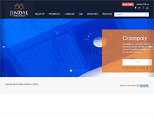 Tablet Screenshot of jindalpolywrap.com